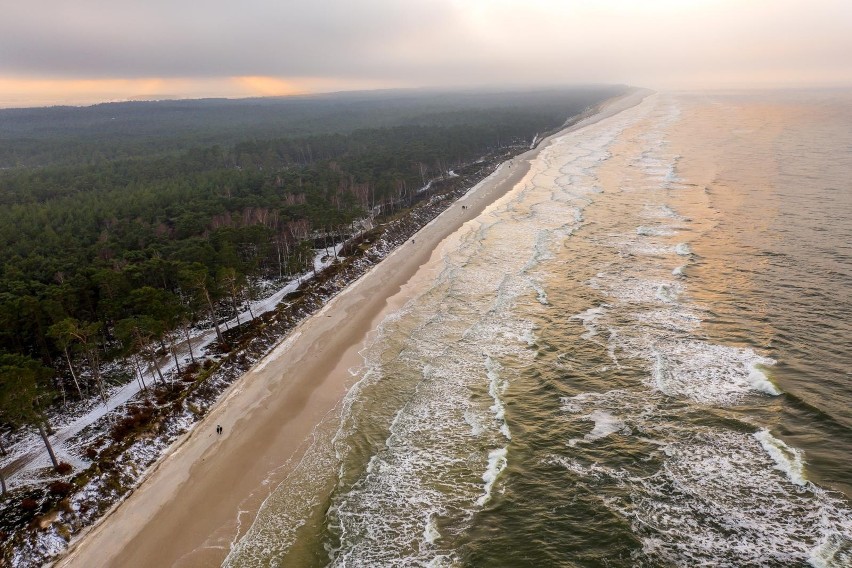 Plaża w Kopalinie.