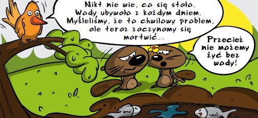 Komiks promuje nową dąbrowską kanalizację