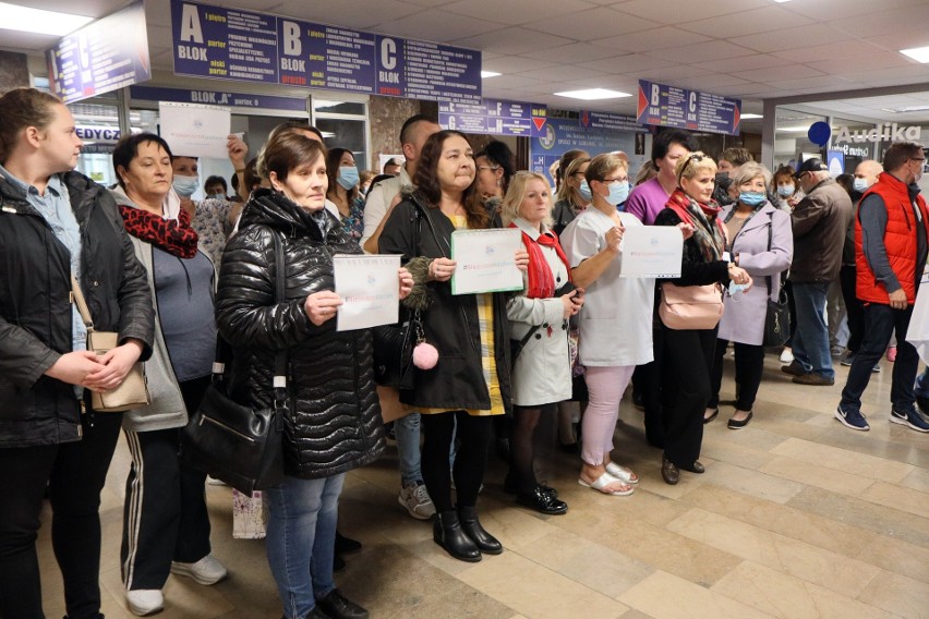 Szpital Wojewódzki w Lublinie. Pracownicy niemedyczni przyszli po podwyżki