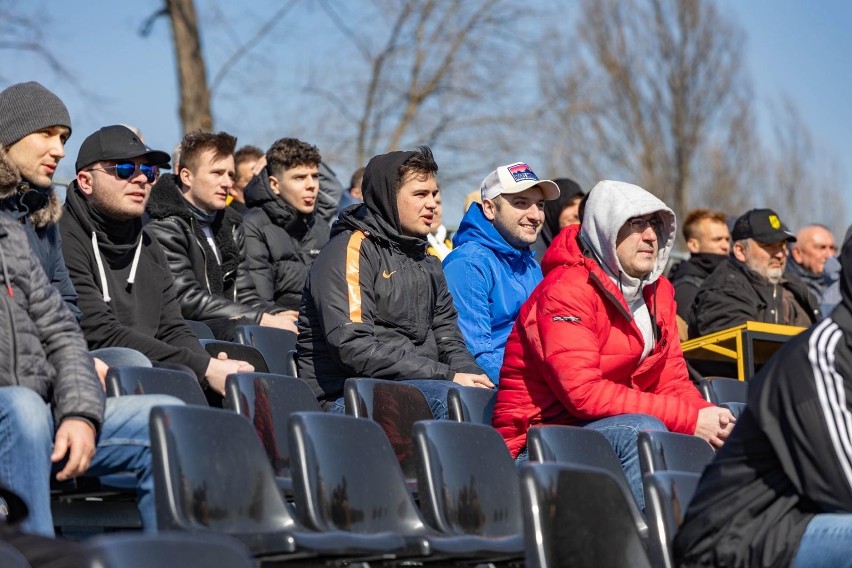 Wieczysta - Garbarnia II, kibice na meczu