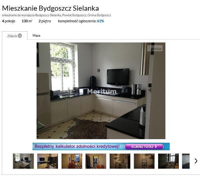 Oto najdroższe mieszkania do wynajęcia w Bydgoszczy. Prezentujemy zdjęcia z ogłoszeń na gratka.pl. Ceny za miesiąc wynajmu.4 500 złotych