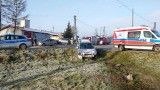 Zderzenie sześciu pojazdów w Grzybnie! Poszkodowane są dzieci z Domu Dziecka w Chełmnie