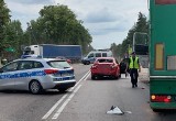 Wygoda. Ciężarówka uderzyła w tył audi na DK 63