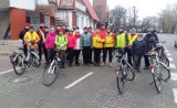 Turyści z Kruszwicy na rowerach wjechali w Nowy Rok