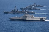 Manewry na Morzu Południowochińskim z udziałem USA i sojuszników. Chiny oskarżają o prowokację