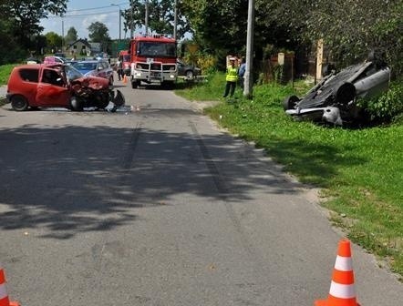 Wypadek w Stróży