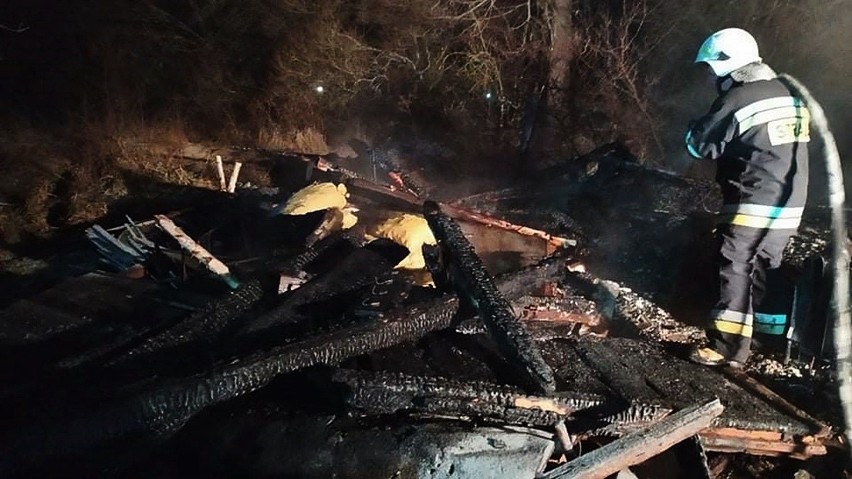 W Wigilię spłonął drewniany dom w powiecie bialskim. W pożarze zginął mężczyzna