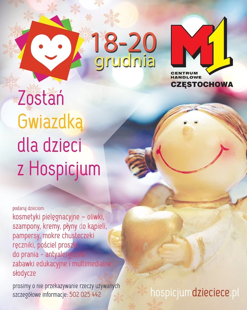 Częstochowa: Wspomóż nasze hospicjum! W weekend zbiórka dla chorych dzieci