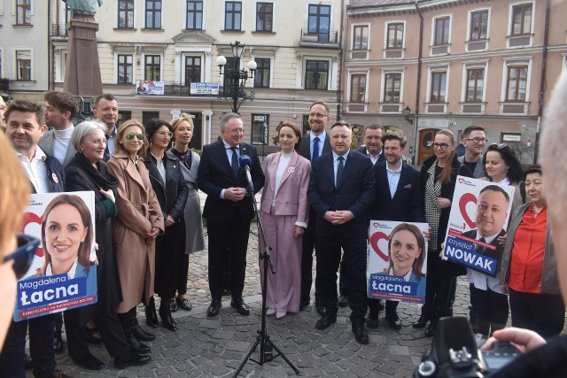 Minister Bartłomiej Sienkiewicz udzielił w Tarnowie poparcia kandydatom PO w wyborach samorządowych