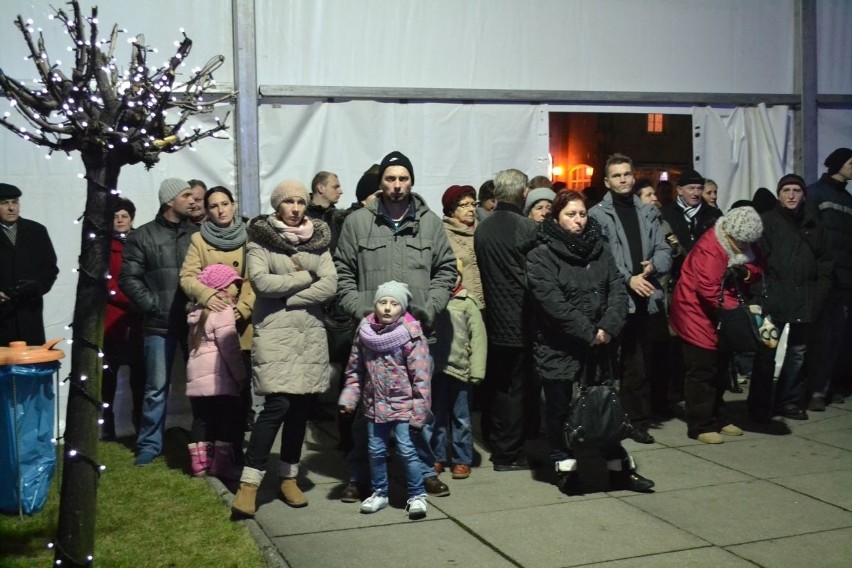 Wodzisław: Wigilia z mieszkańcami na Rynku, 21 grudzień 2014