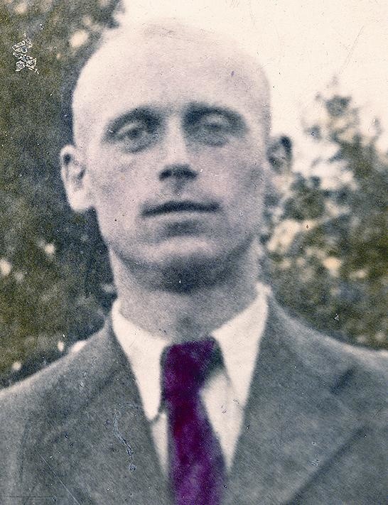 Wiktor Lepczyński w 1942 roku, po przyjeździe do Krakowa