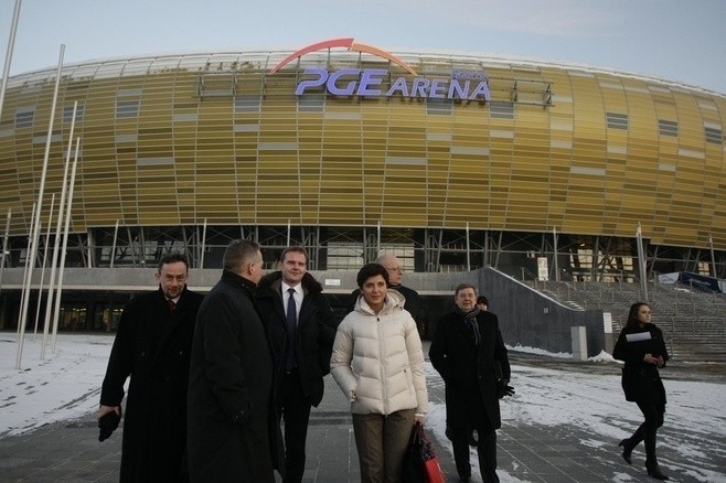 Minister Sportu wizytowała PGE Arenę