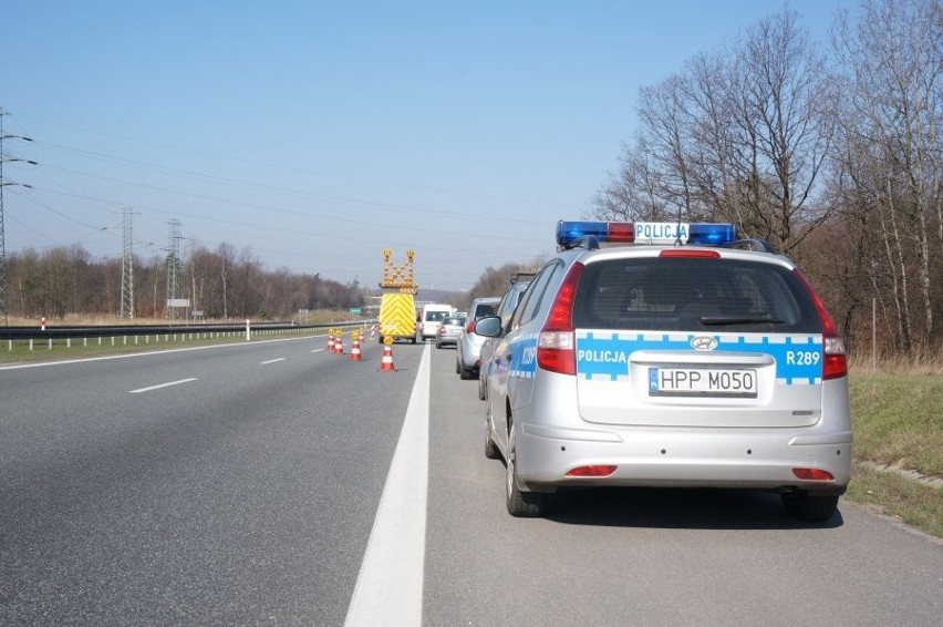 Wypadek na autostradzie A4