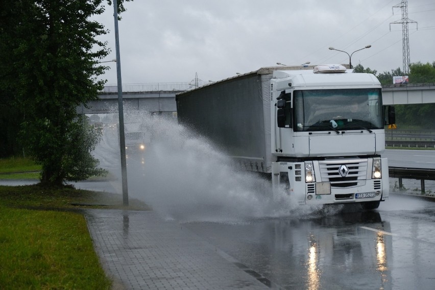 Tak po jednym z ostatnich intensywnych deszczów, wyglądał...