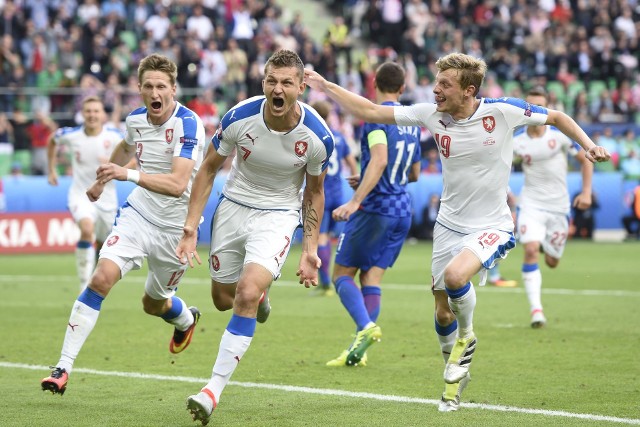 Tomas Necid wystąpił w trzech meczach Euro 2016, a w meczu z Chorwacją strzelił gola