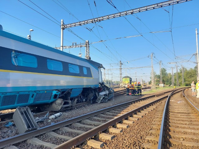 Zderzenie Pendolino z lokomotywą w Boguminie przy granicy z Polską
