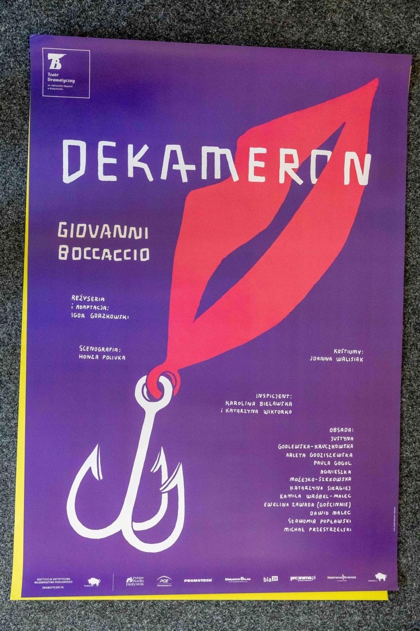 Plakat do spektaklu "Dekameron"