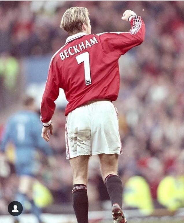 Tottenham - Manchester United 3:5 (2001 r.). David Beckham...