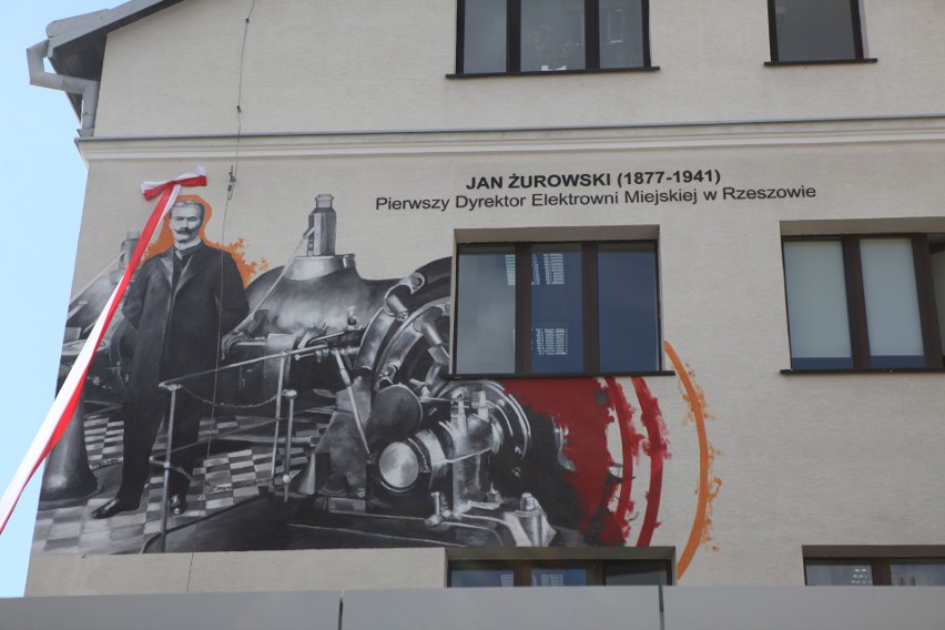 Odsłonięto mural z Janem Żurowskim w Rzeszowie