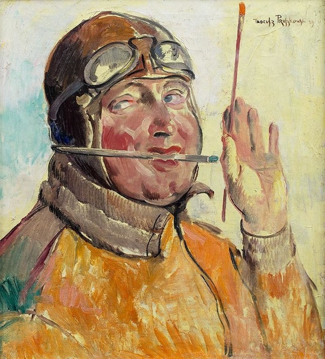 Tadeusz Pruszkowski - autoportret z 1929 roku. Jeden z obrazów wystawionych na aukcji