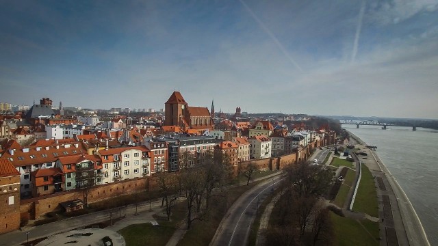 Toruń widziany z drona [WIDEO, ZDJĘCIA]