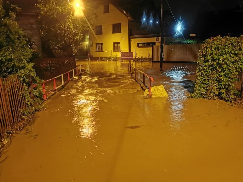 Podtopienia w podkrakowskich gminach