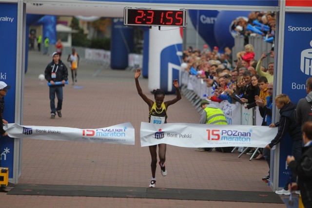 Kenijka Irene Chepkirui przebiegła w Poznaniu dystans 42 km i 195 w czasie 02:31:55. Czy w niedzielę któraś z pań będzie od niej szybsza?