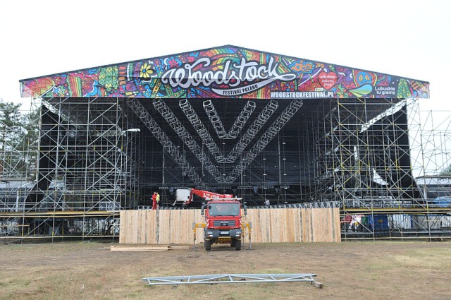 Tak będzie wyglądała dekoracja dużej sceny Przystanku Woodstock 2014.