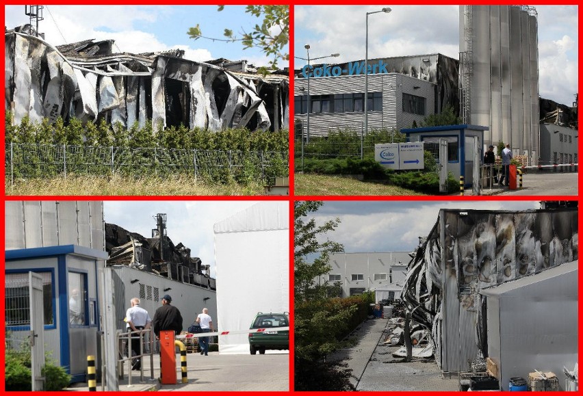 Pożar na Dąbrowskiego: UMŁ pomoże pracownikom spalonej fabryki [FILM, zdjęcia]