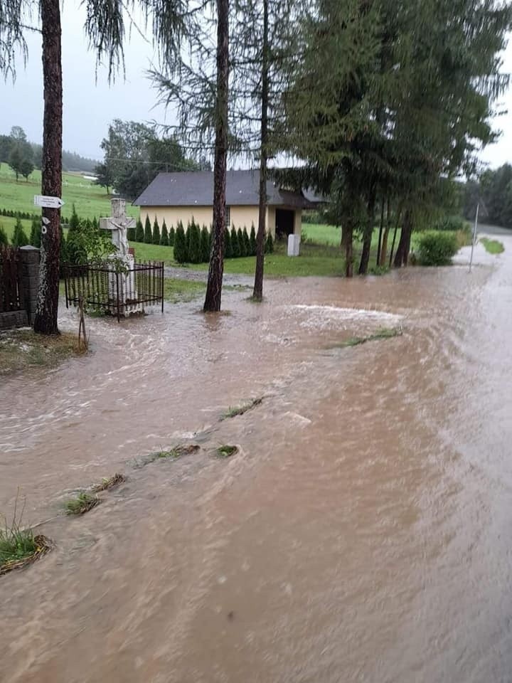 Burze przeszły nad południową częścią powiatu gorlickiego