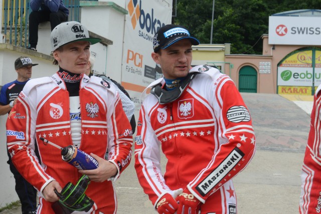 Reprezentanci Polski: Patryk Dudek (Falubaz) i Bartosz Zmarzlik (Stal)