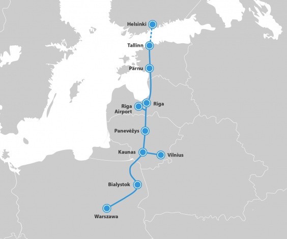 Rail Baltica to część transeuropejskiego korytarza, który w...