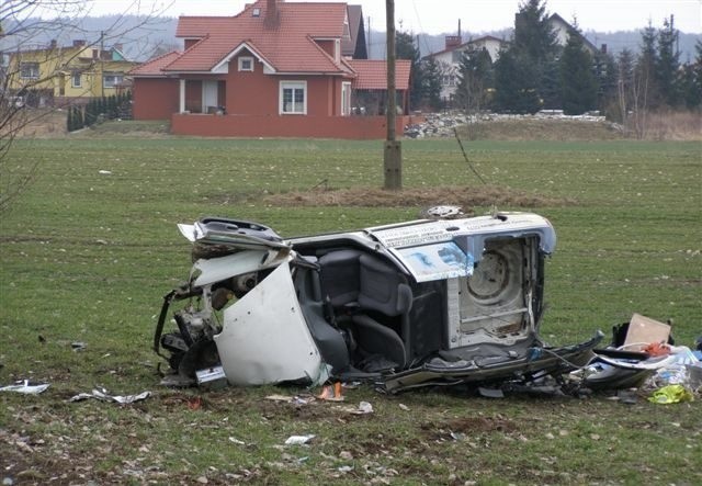 Do tragedii doszło o godz. 12.56 na drodze krajowej nr 41 pomiędzy Nysą a Niwnicą.