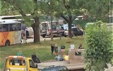 Autobus potrącił dziecko w Darłowie. Do szpitala 9-latka zabrał śmigłowiec