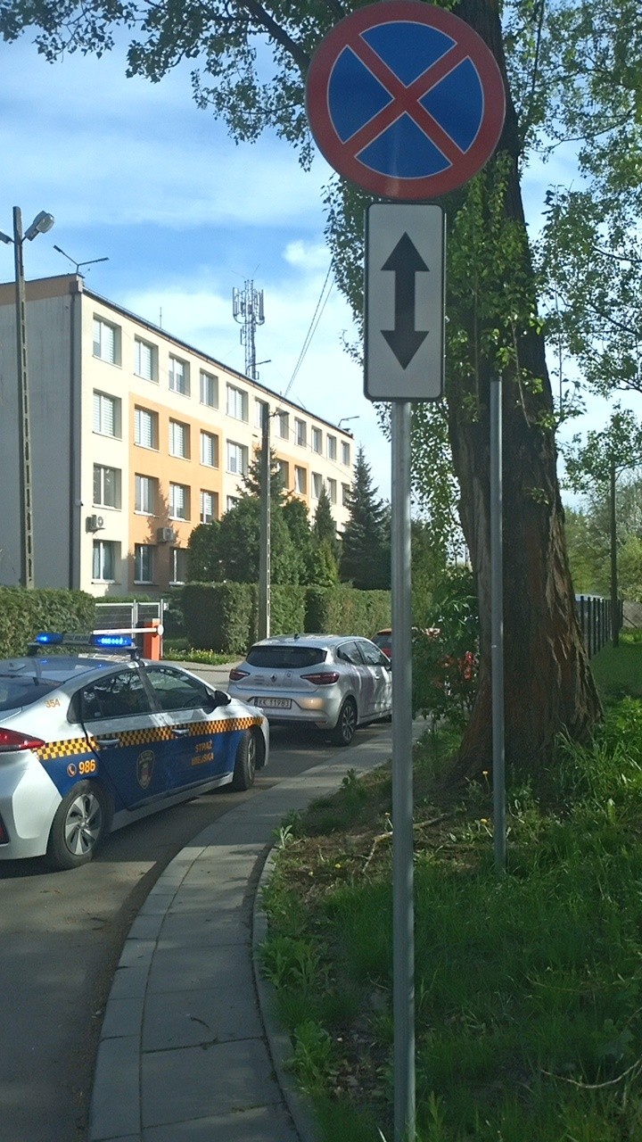 "Mistrzowie parkowania" w Krakowie nie zawodzą. Gdzie oni wjechali? Straż Miejska pokazała zdjęcia z okazji... Dnia Kierowcy Zawodowego