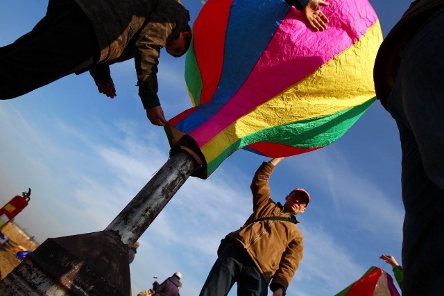 Zawody modeli balonów i szybowców w Kobylnicy