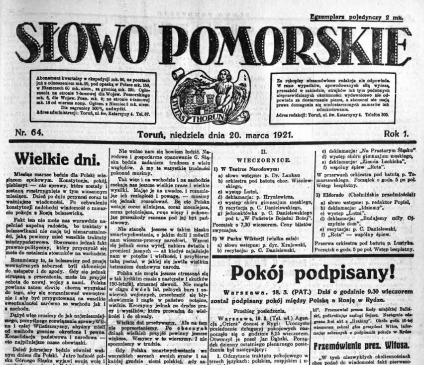 Podczas wojny polsko-bolszewickiej porucznik Antoni Sielicki...