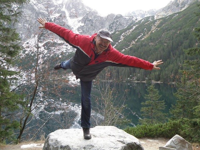 Profesor Ruszkowski w górach