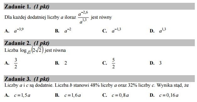 Stara matura 2016: Matematyka poziom podstawowy [ODPOWIEDZI, ARKUSZ CKE]