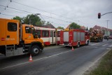 Kolizja tramwaju w Gdańsku za przystankiem Uniwersytet Medyczny. W stronę Śródmieścia występowały utrudnienia