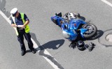 Motocyklista zginął pod Żmigrodem. Droga nr 5 była zablokowana