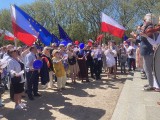 20. rocznica wstąpienia Polski do Unii Europejskiej. Wspólne śpiewanie "Ody do radości" na Jasnych Błoniach