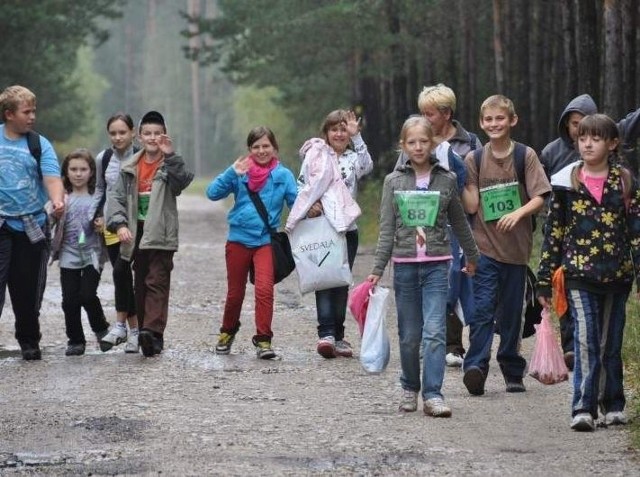 Rok temu w rajdzie brała udział liczna grupa młodzieży z Gowarczowa z Filomeną Lisiewicz