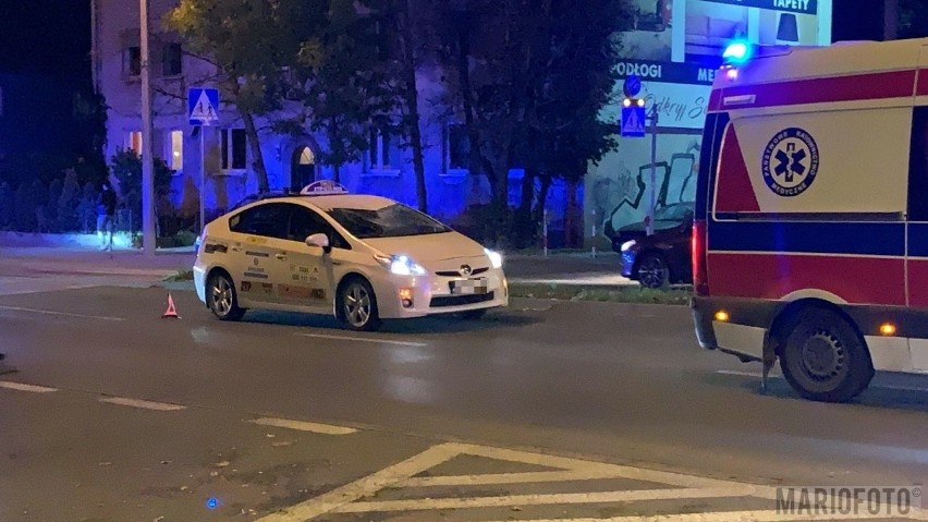 Taksówkarz potrącił rowerzystę na ulicy Ozimskiej w Opolu