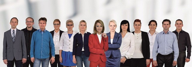 Barbara Szatkowska i jej drużyna.