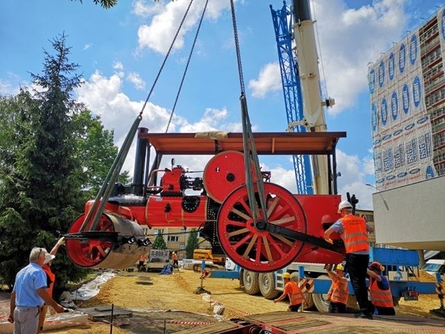 Kraków. Odnowili wielki, zabytkowy walec drogowy sprzed lat [ZDJĘCIA, WIDEO]