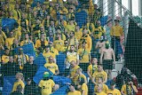 Zagłębie Sosnowiec - GKS Katowice Zobacz ZDJĘCIA KIBICÓW GOŚCI 800 fanów katowickiej drużyny pierwszy raz na nowym stadionie w Sosnowcu