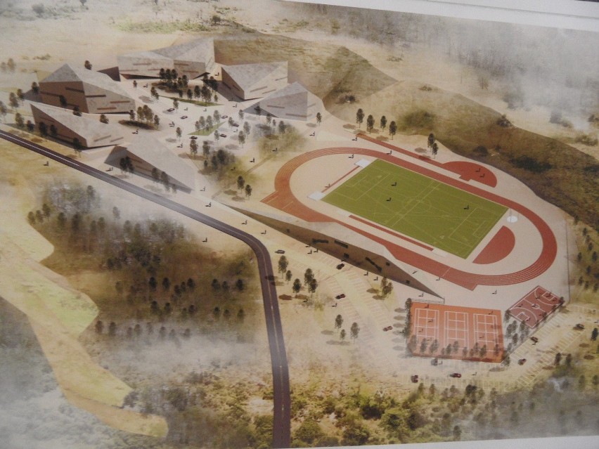 Jaworzno: znamy projekt stadionu lekkoatletycznego za GEOsferą [WIZUALIZACJE]