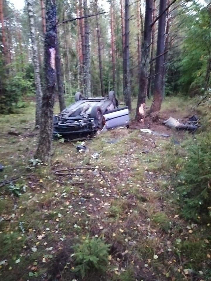 Wczoraj doszło do wypadku na trasie Podkomorzyce - Łupawa....