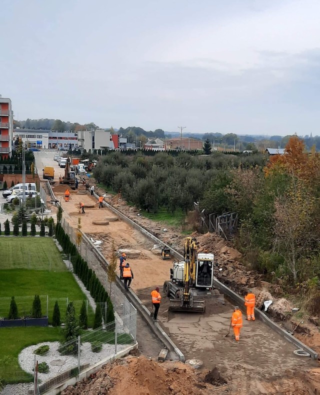 Budowa ulicy Relaksowej w Grójcu miała miejsce jesienią tego  roku. Prace w tym miejscu już się zakończyły.